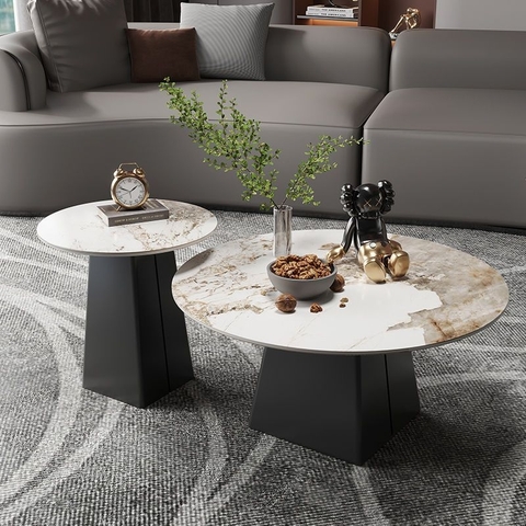 Bàn Sofa Tròn Đôi Engfa – Thiết kế tinh tế, phong cách và đa năng