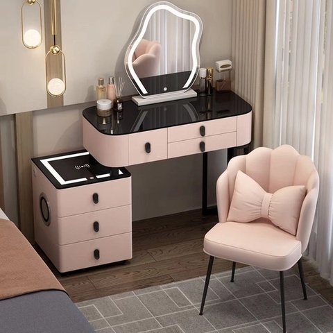 Bộ Bàn Trang Điểm Nhập Khẩu Thông Minh Có Sạc Không Dây & Loa Bluetooth - BTĐ44.7