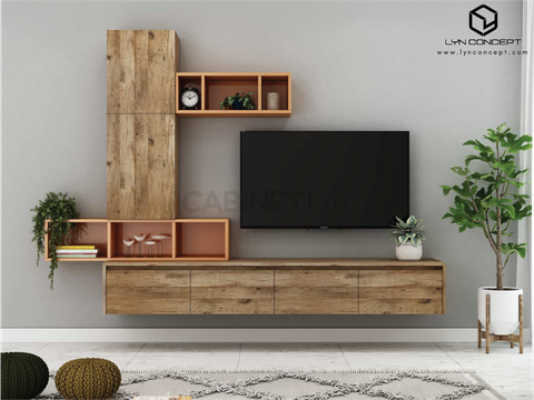 TỦ TIVI TREO TƯỜNG TVT02