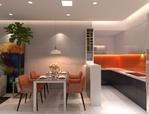 THIẾT KẾ THI CÔNG NỘI THẤT CĂN HỘ CELADON CITY - 2 PHÒNG NGỦ - QUẬN TÂN PHÚ - ANH HẢI - CH37LYN