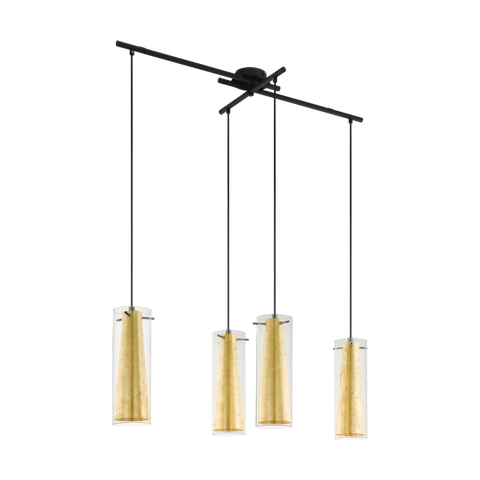 ĐÈN THẢ TRẦN MÀU VÀNG CAO CẤP / 97653-PINTO GOLD