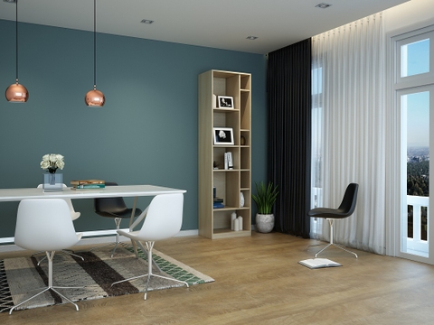 KỆ SÁCH ĐỨNG ĐẶT SÀN ĐƠN GIẢN HIỆN ĐẠI - KSD01
