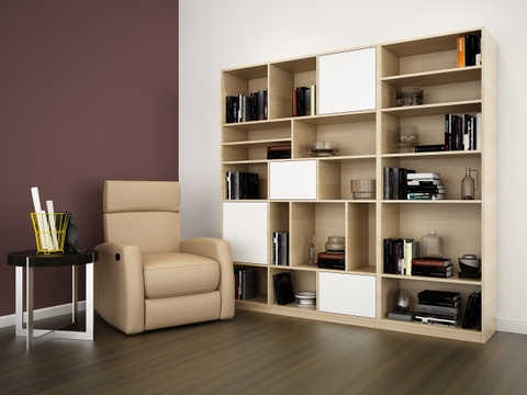 KỆ SÁCH ĐỨNG ĐẶT SÀN ĐƠN GIẢN HIỆN ĐẠI - KSD15