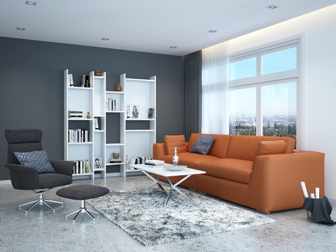 KỆ SÁCH ĐỨNG ĐẶT SÀN ĐƠN GIẢN HIỆN ĐẠI - KSD24