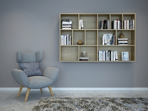 KỆ SÁCH TREO TƯỜNG ĐƠN GIẢN HIỆN ĐẠI - KST03