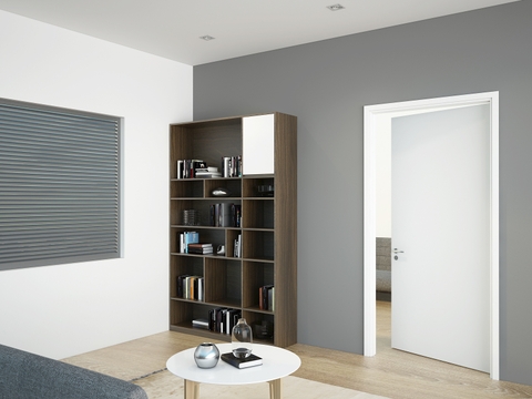 KỆ SÁCH ĐỨNG ĐẶT SÀN ĐƠN GIẢN HIỆN ĐẠI - KSD05