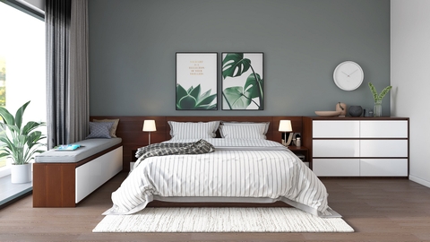 THÂN GIƯỜNG 4 HỘC KÉO - HIỆN ĐẠI ĐƠN GIẢN - TG07AC