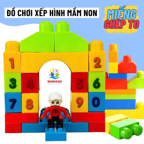 Túi Đồ Chơi Xếp Hình Số Học Giúp Bé Vừa Chơi Vừa Làm Quan Số Đếm Tập Làm Các Phép Toán