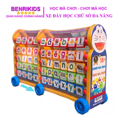 Kệ Học Chữ, Số Đa Năng Hình Doremon Giúp Bé Học Tập Dễ Dàng