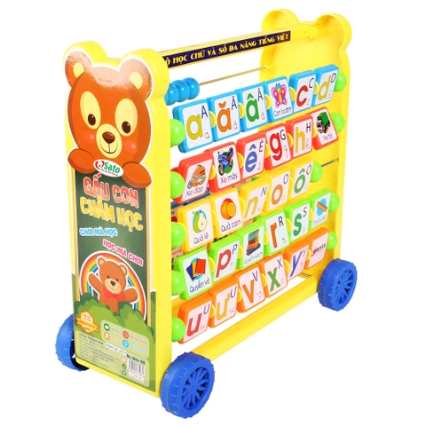 Bảng Học Chữ Số Đa Năng Gấu Con Chăm Học 8 Trong 1 Sato Hàng Việt Nam