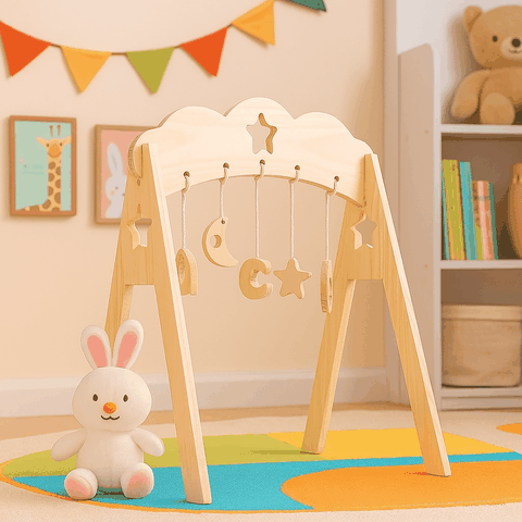 Kệ Chữ A Treo Đồ Chơi Cho Trẻ Sơ Sinh Phát Triển Thị Giác Và Vận Động