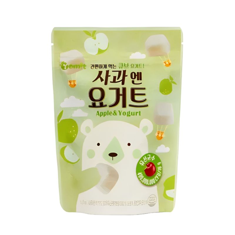 [HÀN QUỐC] SỮA CHUA TRÁI CÂY SẤY LẠNH CHO BÉ 6 THÁNG YOMIT (GÓI 16GR) - VỊ TÁO
