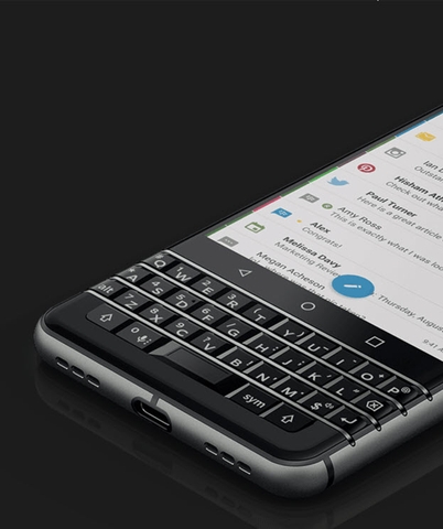 Kiểu dáng Blackberry KeyOne được thiết kế độc đáo