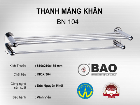 THANH MÁNG KHĂN MODEL BN104