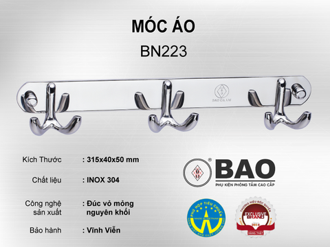 MÓC ÁO MODEL BN223