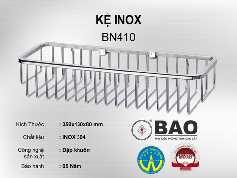 KỆ INOX MODEL BN410