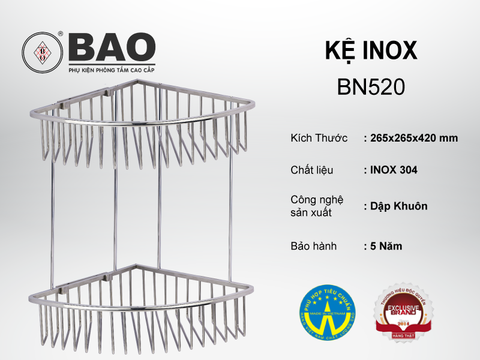 KỆ INOX MODEL BN520