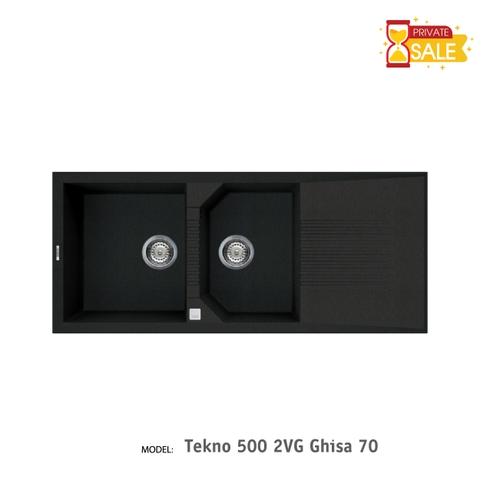 Chậu đá Elleci - Model Tekno 5002VG Ghisa70