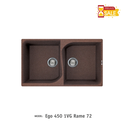 Chậu đá Elleci - Model Ego 4501VG Rame72