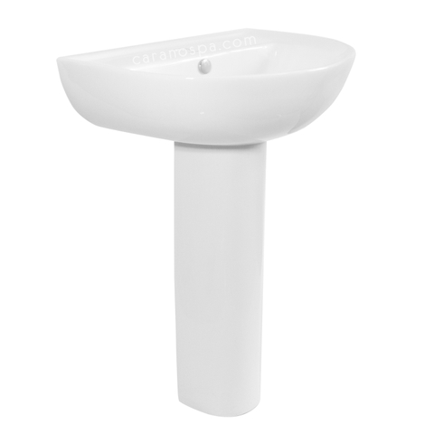 CHẬU RỬA CARANO CHÂN DÀI K48B (lavabo model: K48B)