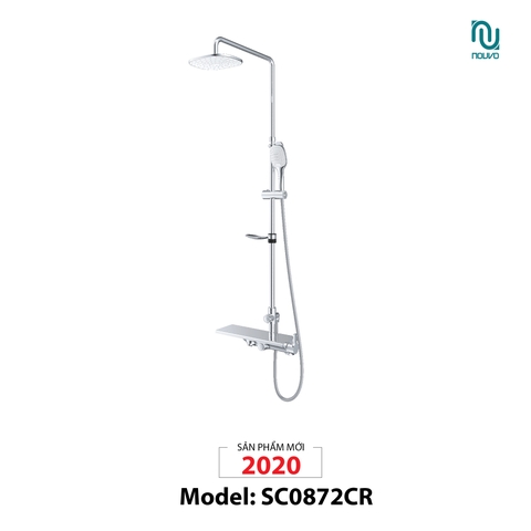 VÒI SEN TẮM GẮN TƯỜNG NOUVO MODEL SC0872CR (VÒI LAVABO MODEL SC0872CR)