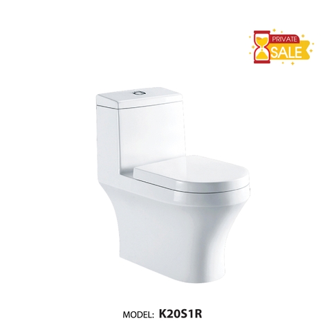 BỒN CẦU CARANO 1 KHỐI K20S1R (Toilet model: K20S1R)