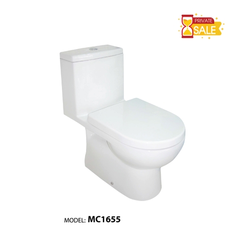 BỒN CẦU CARANO 1 KHỐI MC1655 ( Toilet model: MC1655 )