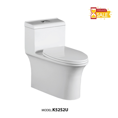 BỒN CẦU CARANO 1 KHỐI K52S2U (Toilet model: K52S2U)