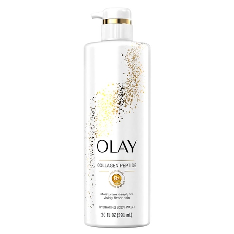 (Hàng Mỹ) Sữa tắm săn chắc, trắng da Olay collagen peptide B3 (591ml)