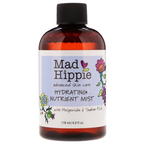 (Đổ 1 nửa) Xịt khoáng Mad Hippie Hydrating Nutrient Mist 18 actives 118ml