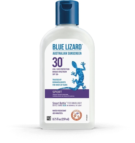 Kem chống nắng thể thao Blue Lizard Australian Sunscreen Sport Original SPF30 259ml
