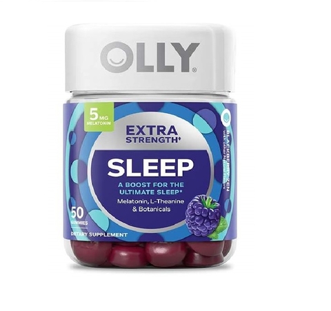 Kẹo ngủ Olly Extra Strength Sleep - 5MG Melatonin (50 viên)