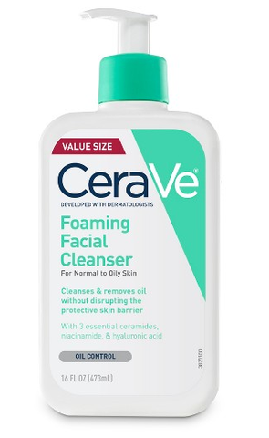 Sữa rửa mặt cho da dầu nhạy cảm Cerave Foaming Facial Cleanser ( 473ml)