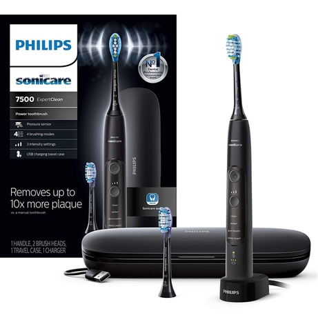 Bàn chải điện Philips Sonicare 7500 Expert Clean - hàng chính hãng (có bảo hành)