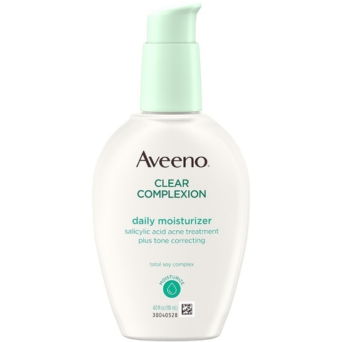 Kem dưỡng cho da dầu mụn, sáng da nhẹ Aveeno Clear Complexion Daily Moisturizer 118ml