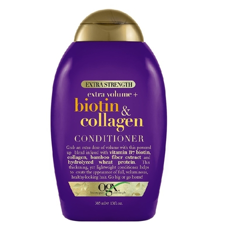 Dầu xả OGX Biotin & Collagen Extra Volume (385ml)