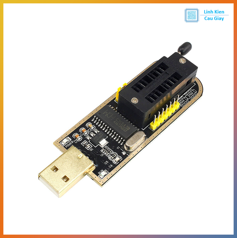 Mạch Nạp CH341A USB – Lập Trình EEPROM 24xx & SPI Flash 25xx, Hỗ Trợ SOP8 Clip, Tương Thích Windows/Linux