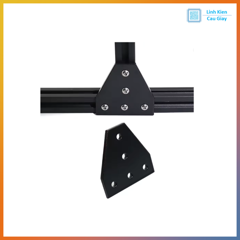 Ke góc T nhôm 2020 đen