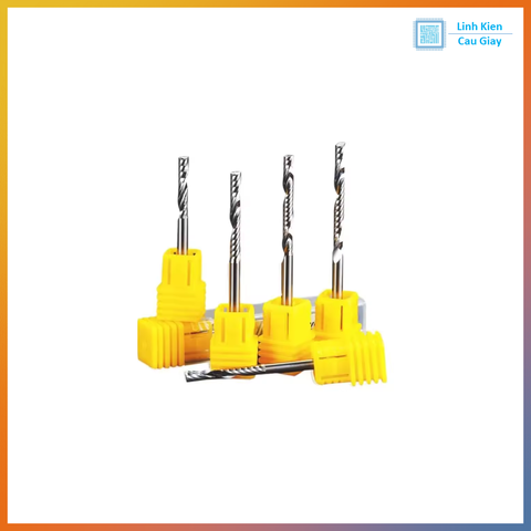 Mũi phay dao xoắn 1 me Phi 4mm