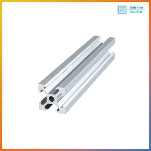 Nhôm định hình V slot 2020 trắng (1 mét)