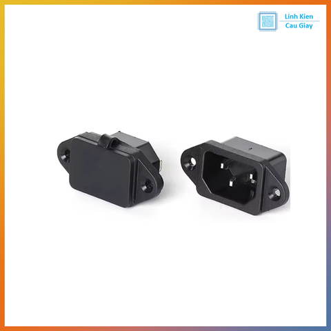 Ổ cắm nguồn AC-14 3 chân 250V 10A