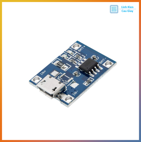 Mạch Sạc Pin 1 Cell 18650 TP4056 1A MicroUSB