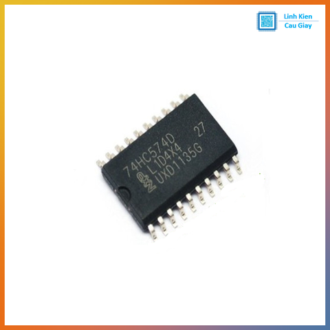 Linh kiện IC 74HC574 chân dán SOP20 7.2mm