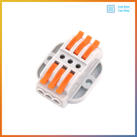 Jack Nối Dây 3 Chân SPL-3 có tai bắt ốc