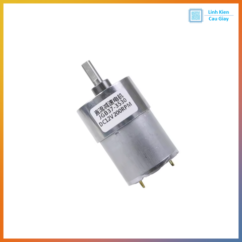 Động Cơ DC Giảm Tốc JGB37-535 (24VDC)