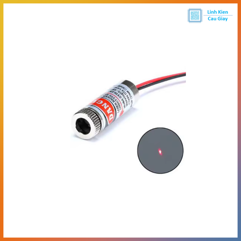 Đầu phát laser 5mW màu đỏ Hội tụ