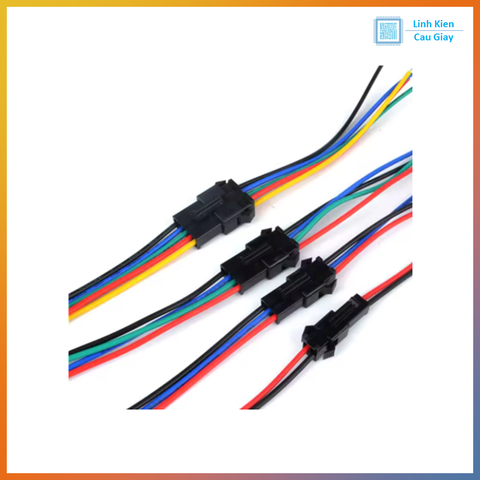 Cặp Jack kết nối đực cái SM 2.54mm dài 40cm đủ loại