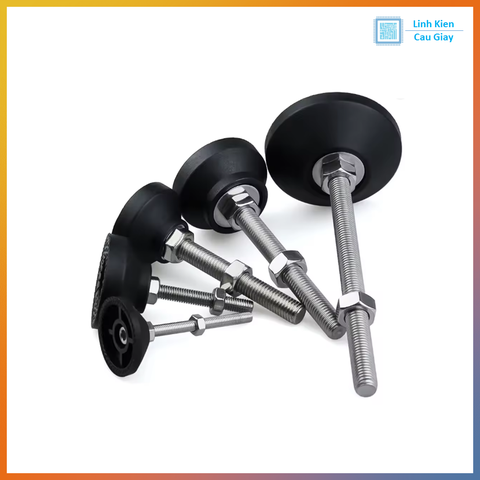 Chân đế nylon D50x50mm các loại