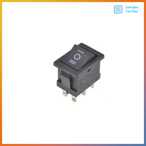 Công tắc bập bênh 6 chân KCD1 250v 6A