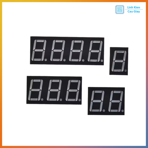 LED 7 Thanh 0.36inch Anot Chung - Sáng Đỏ